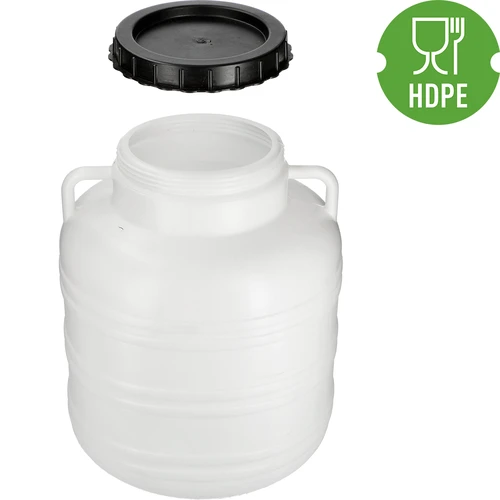 Fermentatievat 40L - wit, handvatten - 2