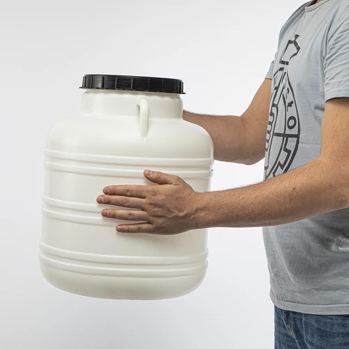 Fermentatievat 40L - wit, handvatten - 9