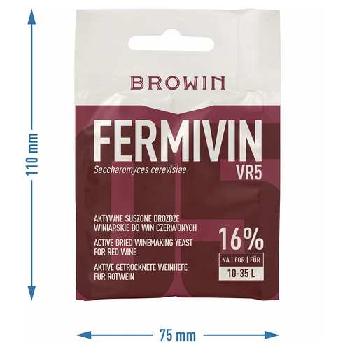 Fermivin VR5 wijngist, 7 g - 3