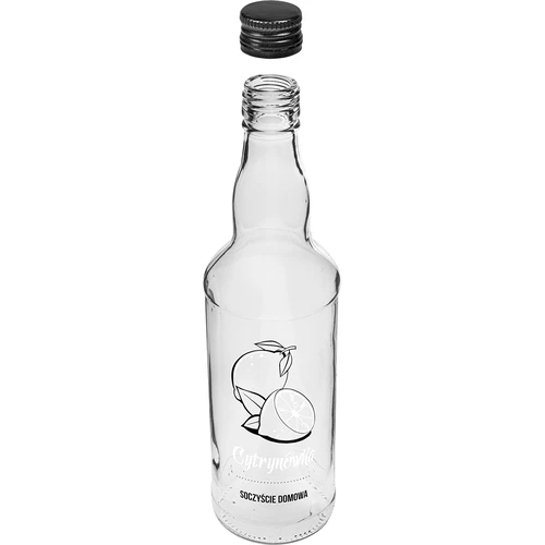 Fles 500 ml met schroefdop, opdruk ‘Cytrynówka’, 1 stuk - 3