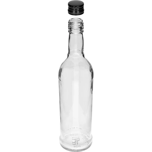 Fles 500 ml Slank, met zwarte dop, voor wodka, 6 stuks - 4