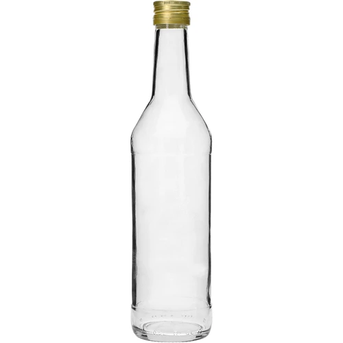 Fles 500 ml voor wodka recht met doppen - 8 stuks - 4