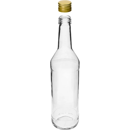 Fles 500 ml voor wodka recht met doppen - 8 stuks - 5