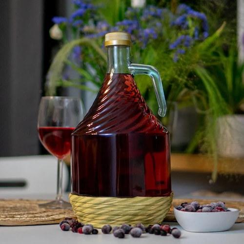 Fles Dama 2L in omhulsel, met dop - 3