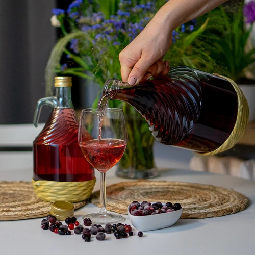 Fles Dama 2L in omhulsel, met dop - 5
