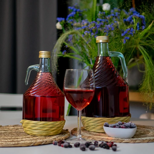 Fles Dama 2L in omhulsel, met dop - 4