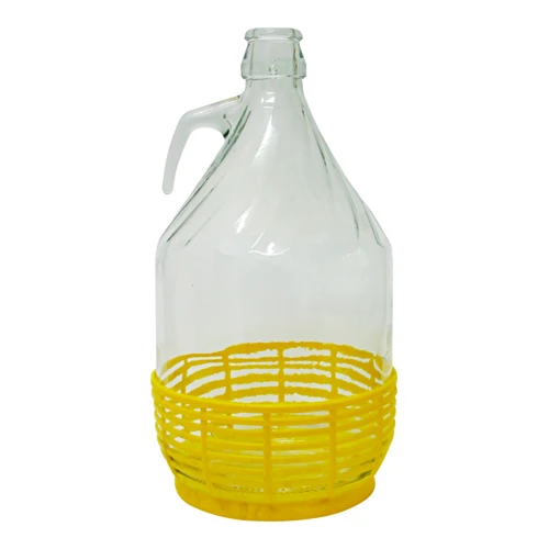 Fles Dama 5 L met glazen handvat