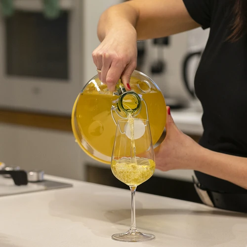 Fles Dama 5 L met glazen handvat - 3