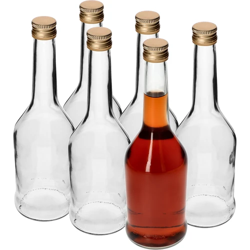 Fles Napoleon 500 ml met dop fi28, 6 stuks - 2