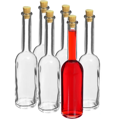 Fles voor likeur 100 ml 6 stuks + 6 kurken - 2