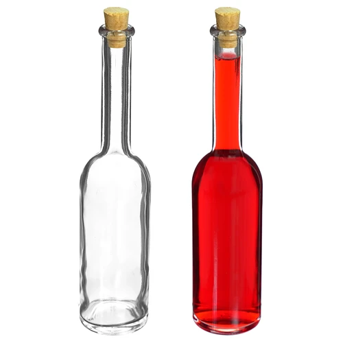 Fles voor likeur 100 ml 6 stuks + 6 kurken - 6