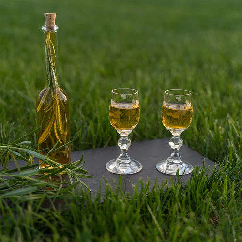 Fles voor likeur 100 ml 6 stuks + 6 kurken - 11