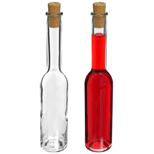 Fles voor likeur 200 ml 6 stuks + 6 kurken 23/18 - 6