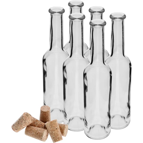 Fles voor likeur 350 ml 6 stuks + 6 kurken - 3