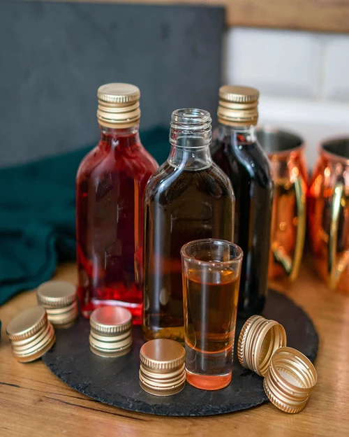 Fles voor likeuren heupfles 200 ml - 10 stuks - 7
