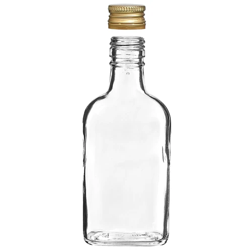 Fles voor likeuren heupfles met dop 200 ml 10 stuks - 3