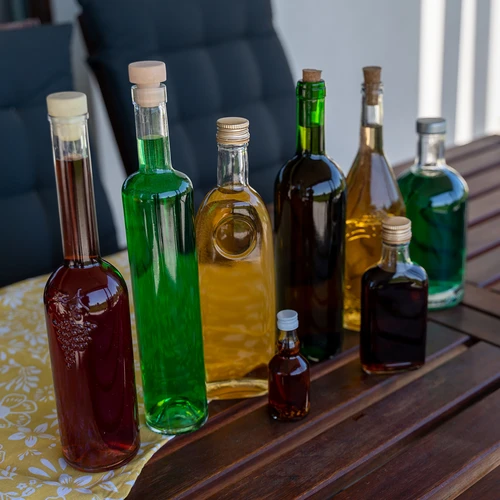 Fles voor likeuren heupfles met dop 200 ml 10 stuks - 11