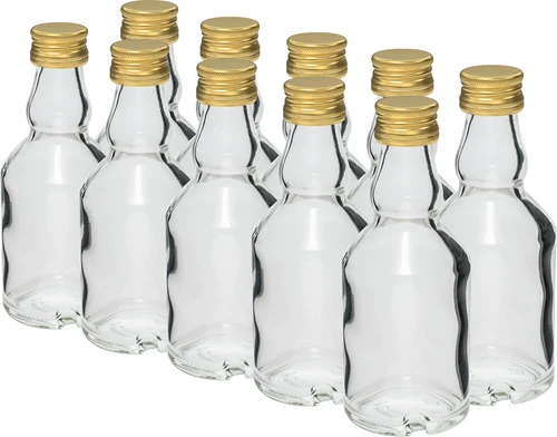 Flesje 50 ml met dop - 10 stuks