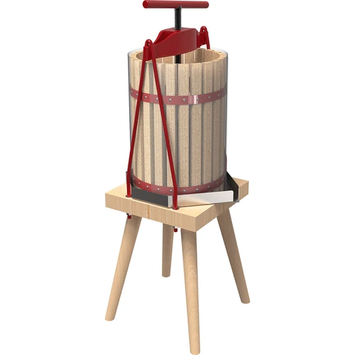 Framepers voor fruit - met houten mand, voor 10L - 3