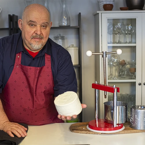 Framepers voor fruit - roestvrij staal, 1,2 l - 2