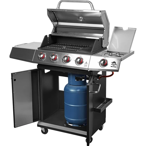 Gasbarbecue dragON BBQ101, 11,7 kW, zwart-zilver - 2