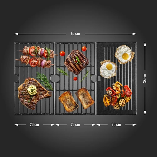Gasbarbecue dragON BBQ101, 11,7 kW, zwart-zilver - 9