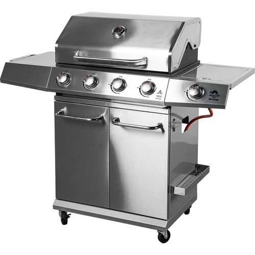Gasbarbecue dragON BBQ201, 18,8 kW, zilver
