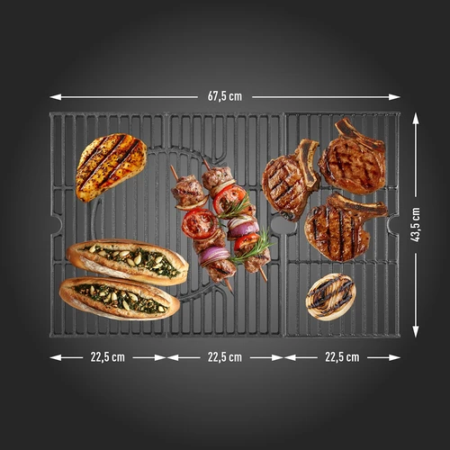 Gasbarbecue dragON BBQ201, 18,8 kW, zilver - 9