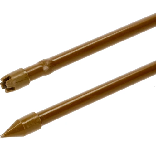 Gecoate stalen stok in bamboevorm, 90 cm x 8 mm - 2