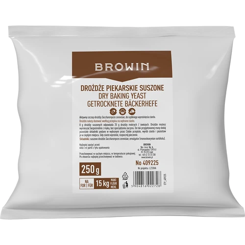 Gedroogde bakkersgist, 250g - 2