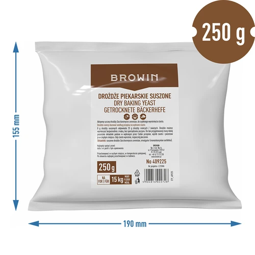 Gedroogde bakkersgist, 250g - 4