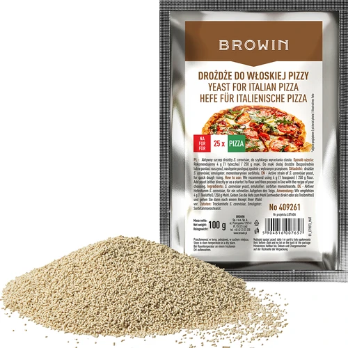 Gedroogde gist voor Italiaanse pizza - 100 g - 2