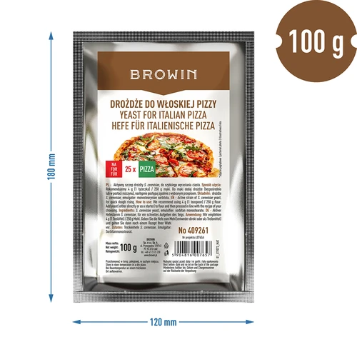 Gedroogde gist voor Italiaanse pizza - 100 g - 3