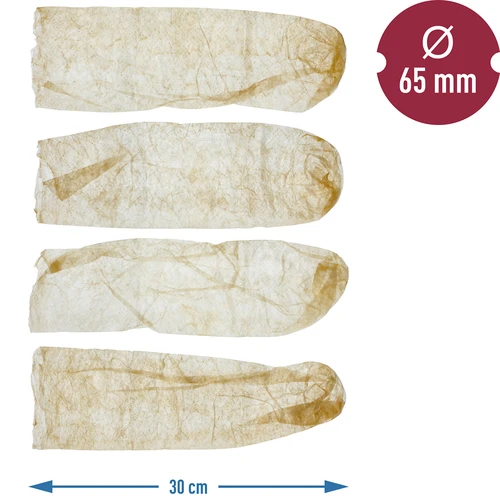 Gedroogde varkensdarmen kaliber 65 mm, 30 cm - 4 stuks - 5