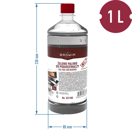 Gelbrandstof voor rookovens 1 L - 2