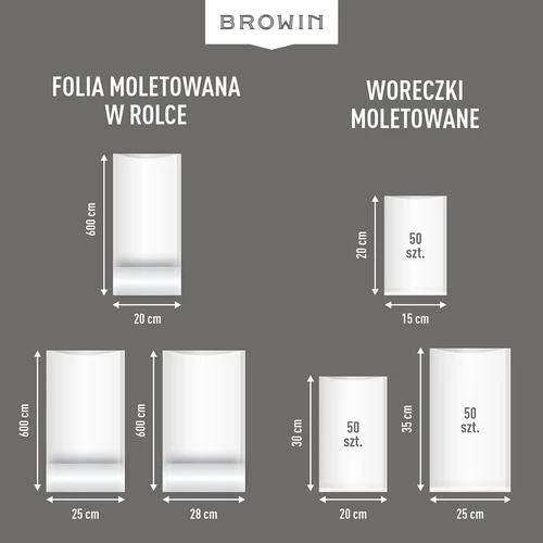 Geribbelde vacuümfolie – buisfolie voor vacumeermachines, 28x600cm - 15