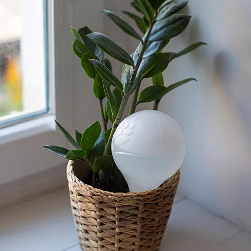 Gietbal voor planten, mat wit met keramische voet, 400ml - 11