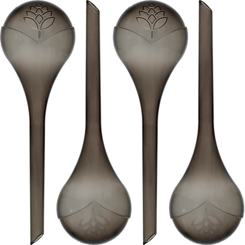 Gietballen voor planten, zwart transparant, 400 ml, 4 stuks