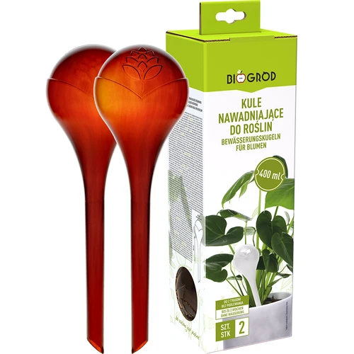 Gieters voor planten, amberkleurig transparant, 400 ml, 2 stuks - 3