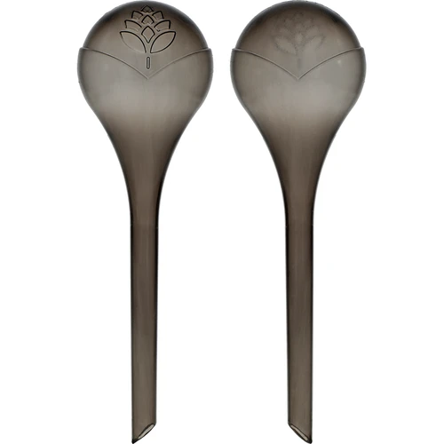 Gieters voor planten, zwart transparant, 400 ml, 2 stuks