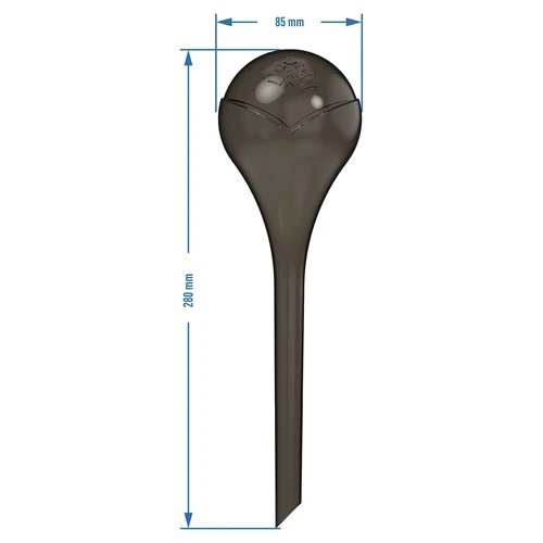 Gieters voor planten, zwart transparant, 400 ml, 2 stuks - 5