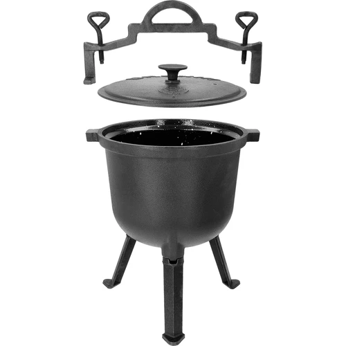 Gietijzeren jachtketel met geëmailleerd interieur, 8 L - 2