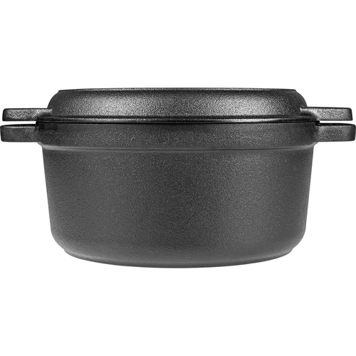 Gietijzeren pot met pan, 3,5 L - 4
