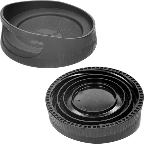 Glazen container 350 ml, met deksel om op te hangen - 4