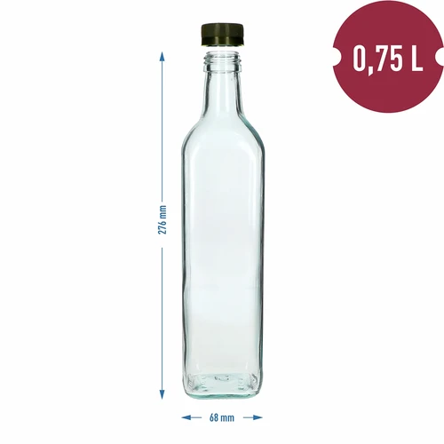 Marasca-fles 750 ml met schroefdop, 1 stuk - 4