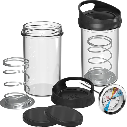 Glazen hamkoker - DUO-set, voor 2 x 450 g