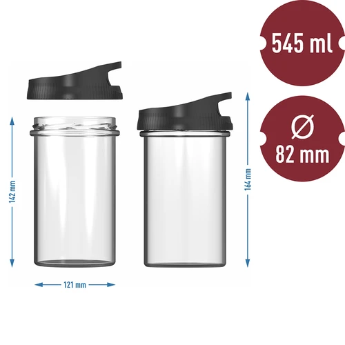 Glazen hamkoker - DUO-set, voor 2 x 450 g - 11