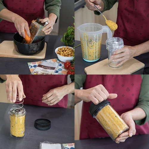 Glazen hamkoker voor 450 g - 11