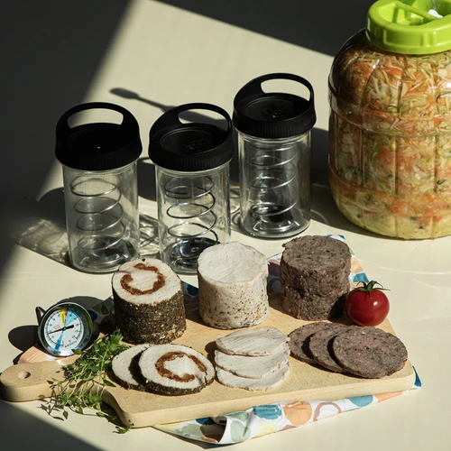 Glazen hamkoker voor 450 g - 12