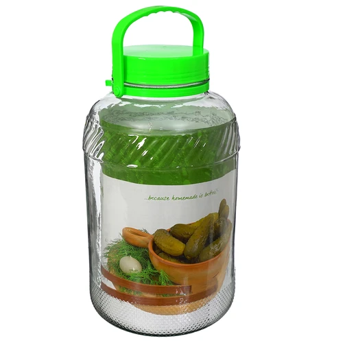 Glazen pot 8 L, met tang - 3